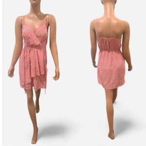 Rebecca Taylor Pink Patterned Mini Dress 2